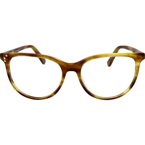 Shauns California Mey RX Womens Plastic Eyeglass Frame 05 Matte Honey Tortoise main image 6